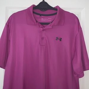 Mens large Under Armour polo